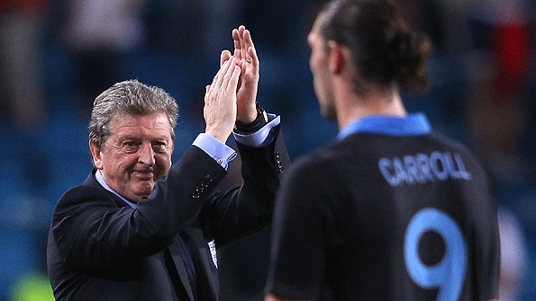 Roy Hodgson and Andy Carroll