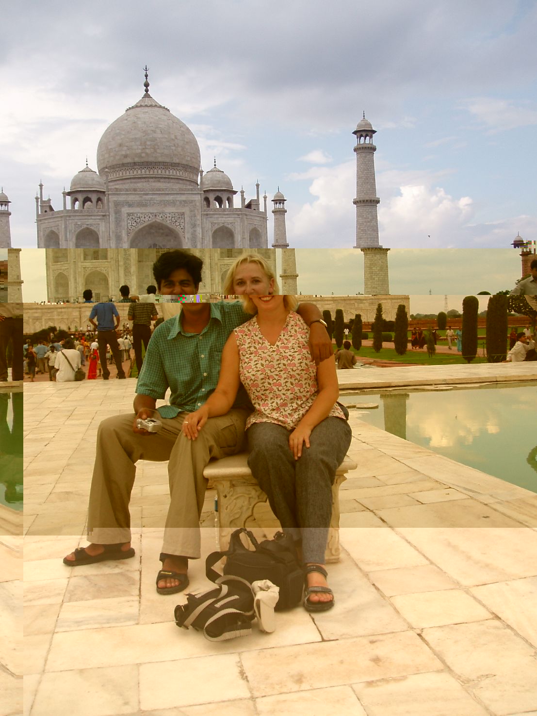 us at the Taj