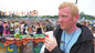 Rob Crossan in amongst the festival crowds at Glastonbury