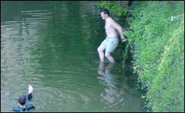 Swimmers in Cherwell 