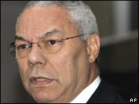 O secretário de Estado dos Estados Unidos, Colin Powell
