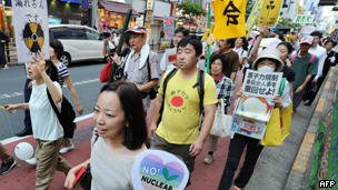 首相官邸外示威的反核电市民（18/08/2012）