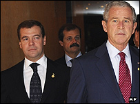 بوش و مدودف