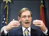 O representante de comércio dos Estados Unidos, Richard Zoellick