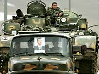 Soldados da Síria no Líbano