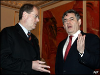 Bộ trưởng tài chính Anh và bộ trưởng tài chính Đức