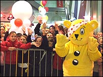 Pudsey and friends at BBC Birmingham 