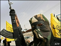 شبه نظامیان فتح در غزه