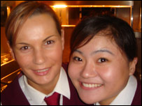 郝恬和她的波兰同事