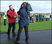 Look East Presenter Kevin Burch and 'Concorde'!