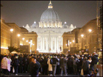 روم میں پچاس لاکھ لوگوں کی آمد متوقع ہے