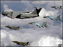  بھارتی فضائیہ کےمیراج طیارے