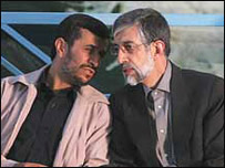 حدادعادل و احمدی نژاد