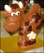 Chocolate cow