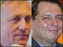 Mirek Topolánek a Jiří Paroubek