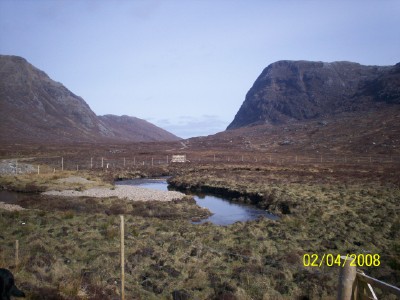near the bridge out the glen road