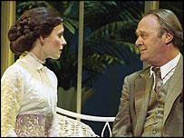 Amy Nuttall and Christopher Cazenove