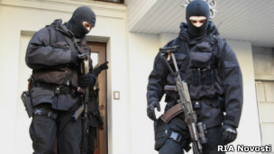 Сотрудники СБ Украины при исполнении