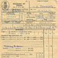 Roy's first payslip from working on the ship. Received in 1963