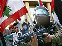Lübnan'da Hizbullah taraftarları