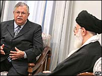 آيت الله خامنه ای در ديدار با جلال طالبانی