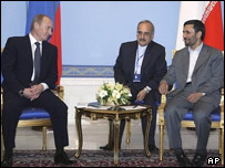 احمدی نژاد و پوتین