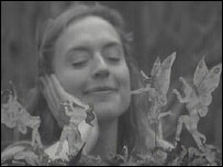 Inside Out presenter Jessica Whittaker recreates the famous fairy photograph