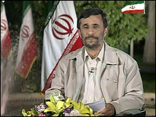 Iran's President Ahmadinejad