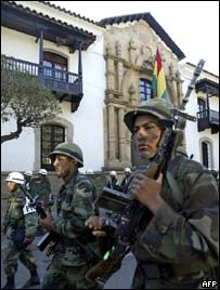 Bolívijští vojáci
