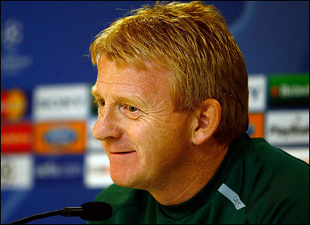 Inside Sport's next guest, Celtic manager Gordon Strachan during a press conference
