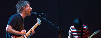 Thom Yorke and Jonny Greenwood
