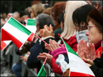 Calipari'nin cenaze töreni