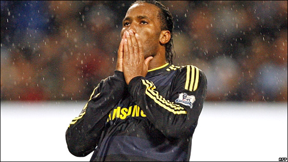 Didier Drogba against Manchester City