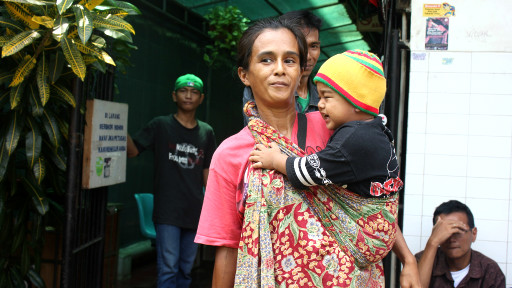 Perempuan pengidap HIV di Jakarta.