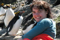 Nerys Lewis yn Greenland