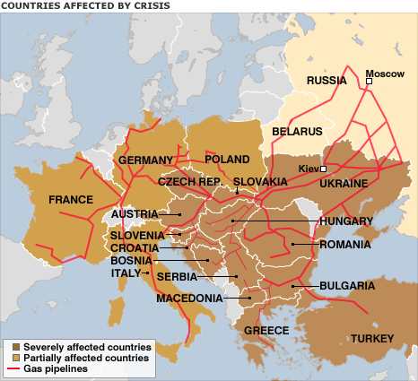 Карта газогонів