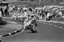 Joey leads the 250cc field out of York in the 1996 NW200