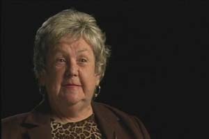 Mary talks about her grandmother's determination to keep her family together when her husband was killed underground. 