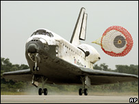 Discovery'nin inişi