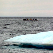 The Ice Boat At Sea