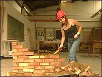 Woman builder