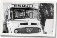 Y bws o'r Maes Awyr i Esquel