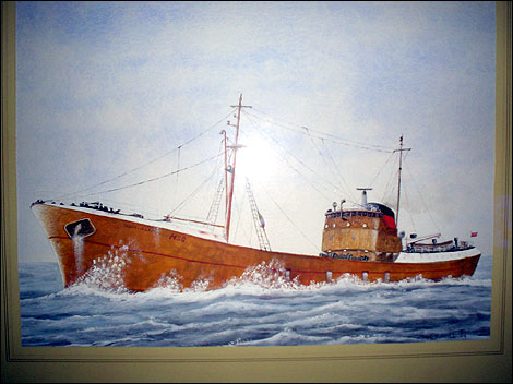 A 'sidewinder' trawler