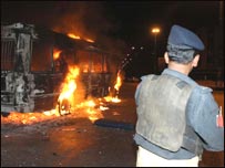 कराची में हिंसा