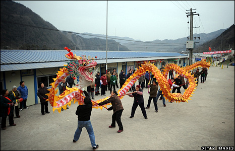 Múa lân ở Tứ Xuyên