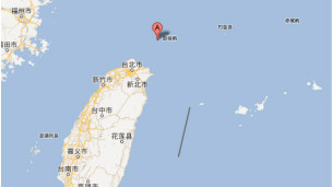 台灣管轄最北島嶼彭佳嶼位置圖