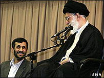 رهبر و رييس جمهور ايران