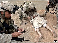 فلوجہ میں امریکی میرینز