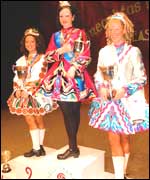 Winners in a local Irish dancing competition
