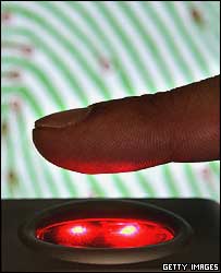 Parmak izi tarama cihazı